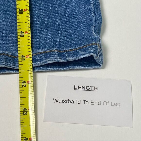 Kenneth Cole Athletic Fit - Stretch Light Blue Wash Denim Jeans Men's Size 34x32 - Picture 11 of 16